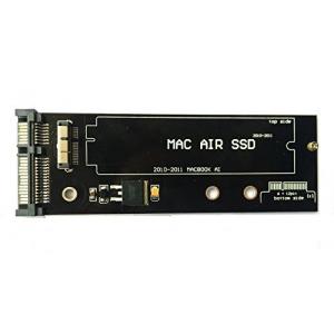 QNINE 6+12 Pin SSD to SATA Converter Adapter Card for 2010 2011 Macbook Air A1370 A1369 MC503 MC504 MC505 MC506 MC968 MC